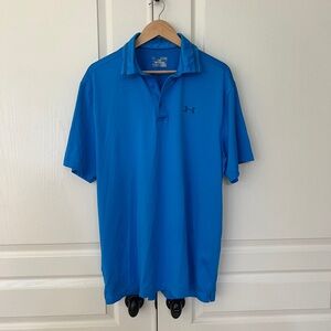 Under Armour Men's Bright Blue Polo Shirt